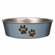Loving Pets Bella Bowl face bleuet montrant stabilité et style