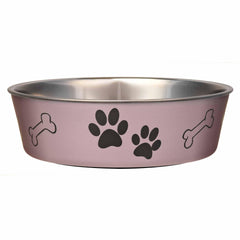 Loving Pets Bella Bowl face avant grape montrant design et stabilité