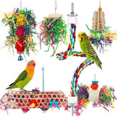 lovyCoCo emballage avant montrant jouet coloré et sécurité pour oiseaux