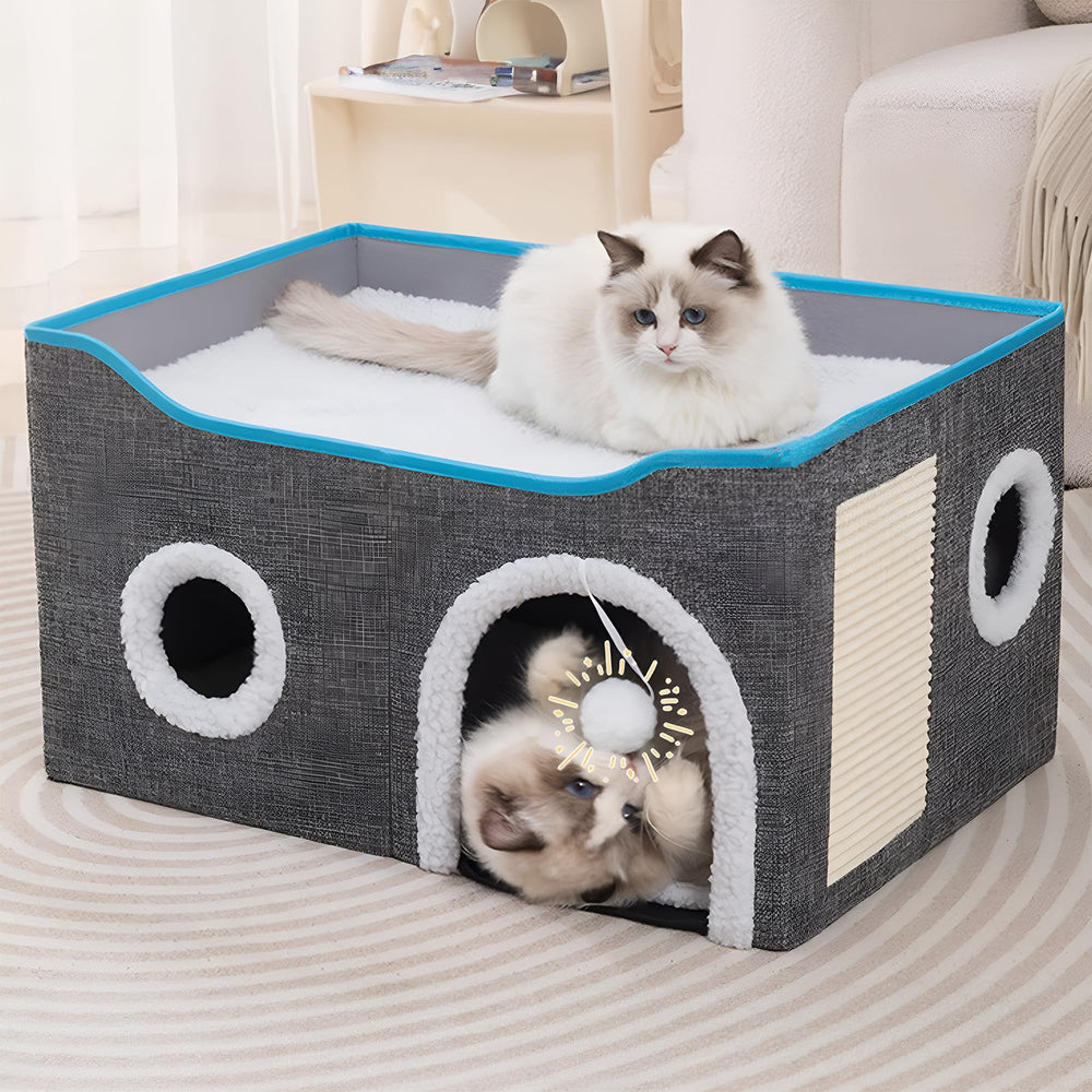 Loyareal visage avant de la maison chat, espace privé et confortable