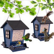 LSCQYYCC mangeoire frontale bleue montrant ouverture et design attrayant