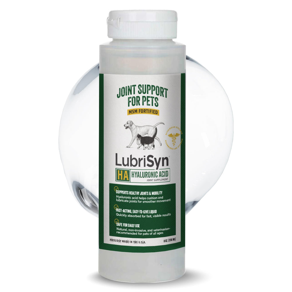 Lubrisyn flacon 8 oz montrant l’étiquette claire pour identification rapide