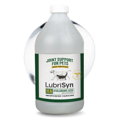 LubriSyn flacon avant montrant l'étiquette claire pour administration facile