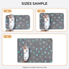 Luciphia plaid dans un panier d’animal, confort apaisant pour chat