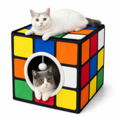 LUCKITTY vue avant du cube showroom, design attrayant et gain de place