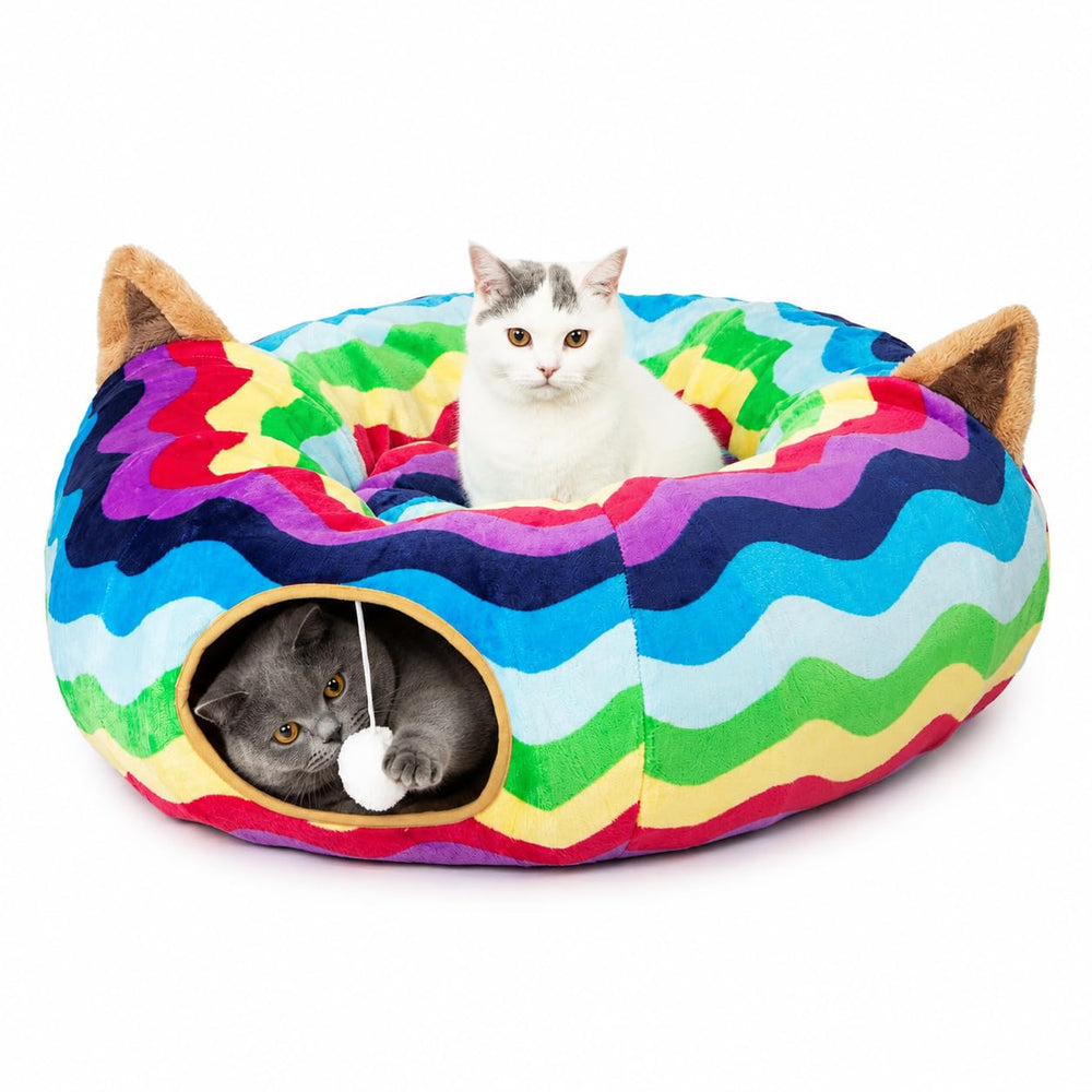 LUCKITTY tunnel face colorée montrant confort et design déco