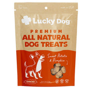 Lucky Dog emballage avant montrant le design et la saveur