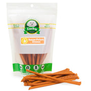 Lucky Premium Treats emballage devant montrant l'étiquette et qualité naturelle