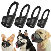 LUCKYPAW vue avant du packaging montrant le set de 4 muselières et gain de praticité