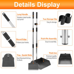 LUFFWELL manche démontable en trois sections, rangement compact pratique