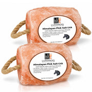 LUMAROQ bloc de sel rose face montrant apparence naturelle et robustesse