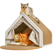 LUNNTE maison pour chat vue avant protégeant meubles