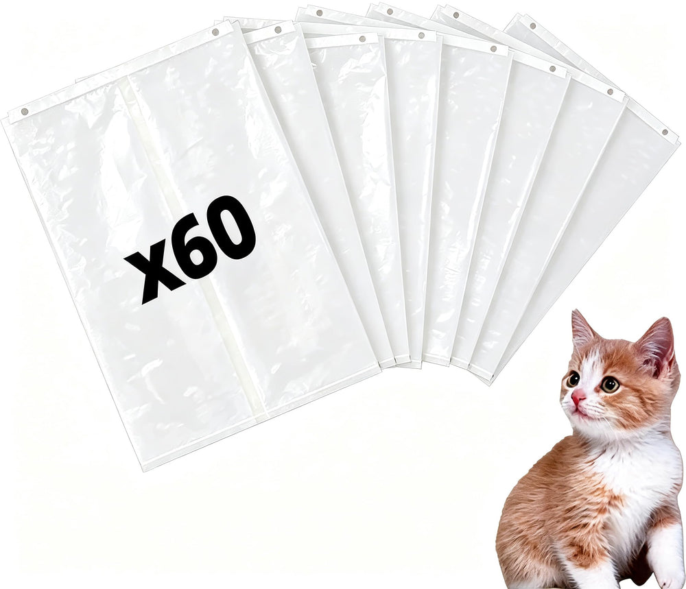 Luxrise emballage avant montrant 60 sacs pour installation rapide et stockage pratique