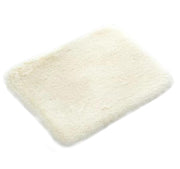 LWFCOEE vue avant du coussin beige, protège et ajoute du confort