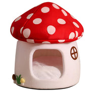 LYFJMUS vue extérieure du nid champignon, refuge chaleureux