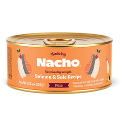 Made by Nacho boîte face montrant l'étiquette et la qualité