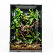 maiyuolg terrarium face avant porte sûre et accès facile