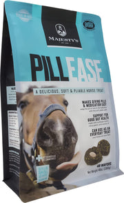Majesty's emballage avant montrant le sachet pratique et l'usage facile