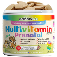 Makondo Pets flacon 60 comprimés montrant emballage clair et pratique