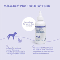 Mal-A-Ket application auriculaire sur chien pour nettoyage et confort auditif