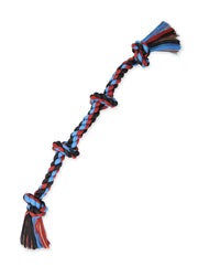 Mammoth corde x-large face avant montrant longueur et nœuds, idéale pour grands chiens