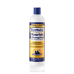 Mane 'n Tail pot 14,5 oz face avant montrant l'étiquette et les bénéfices de la crème