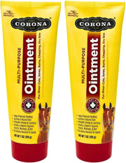 Manna Pro Corona Ointment emballage avant montrant le tube pratique et durable