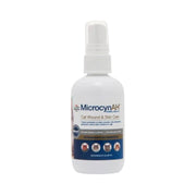 Manna Pro MicrocynAH flacon avant montrant étiquette claire et prise en main pratique