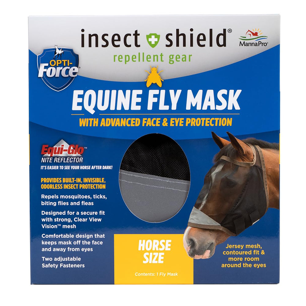 Manna Pro masque face avant montrant coupe protectrice et confort