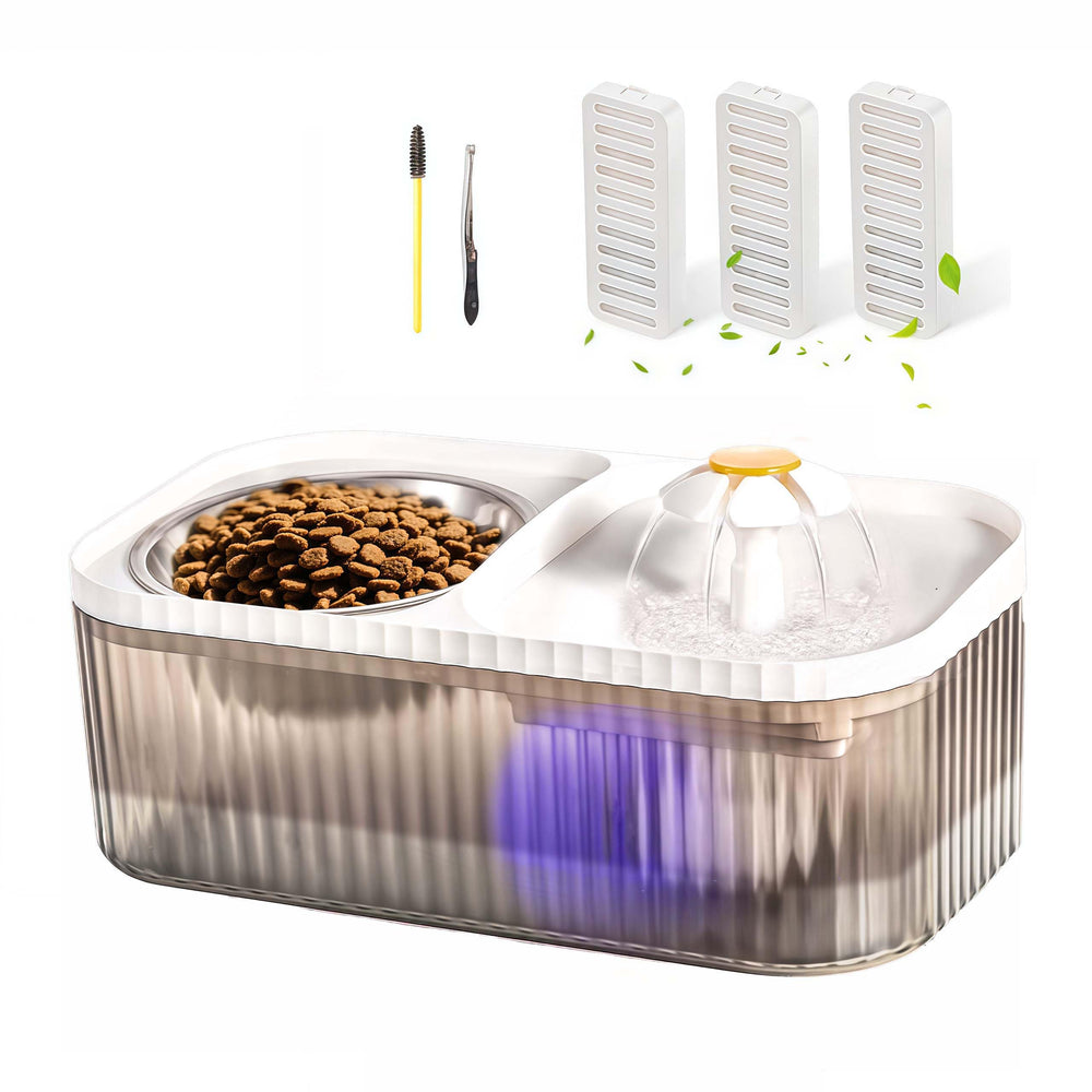 Marchul fontaine face avant blanche montrant la silhouette compacte et design pour maison