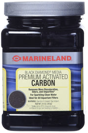 MarineLand emballage Black Diamond montrant le produit et l'avantage clarifiant