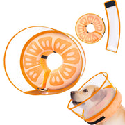 Mariyago collerette face avant montrant design orange et confort