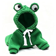 Maruomiki manteau face avant vert montrant design grenouille et style visible