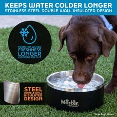 Master Pet Supply comparaison taille montre capacité 64 oz pratique