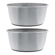Master Pet Supply gamelle inox face montrant solidité et design pratique