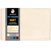 MateeyLife tapis avant avec gamelles gardant le sol propre
