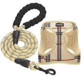 matilor harnais beige face avant montrant l’ajustement et confort