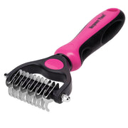 Maxpower Planet vue avant de la brosse rose montrant design double face et ergonomie