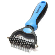 Maxpower Planet vue avant de la brosse montrant forme et couleurs, facilite le toilettage