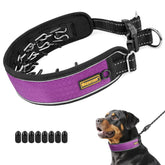 Mayerzon collier violet face avant offrant un look discret et contrôle fiable