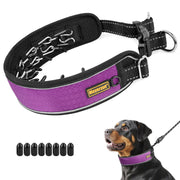 Mayerzon collier violet face avant offrant un look discret et contrôle fiable