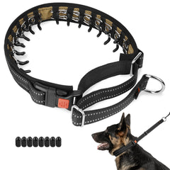 Mayerzon collier noir face avant, design discret et durable