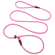 MayPaw laisse Slip Lead rose vue avant montrant design 2-en-1 et contrôle facile