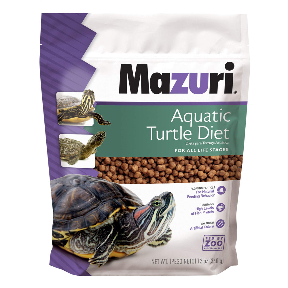 Mazuri emballage avant montrant 340 g et bénéfice alimentation complète