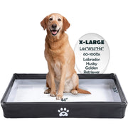 MEEXPAWS vue frontale du porte-tapis, protège le sol efficacement