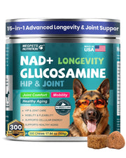 MEGPETS NUTRITION boîte avant montrant dosage et format pratique