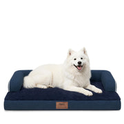 MEKIY lit face avant montrant taille XL et bolster pour confort