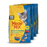 Meow Mix emballage avant montrant le design et l’attrait produit