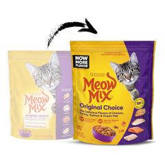 Meow Mix sachet refermable détail qui conserve la fraîcheur