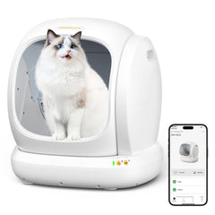 Meowant bac ouvert face montrant l'espace intérieur et confort d'accès